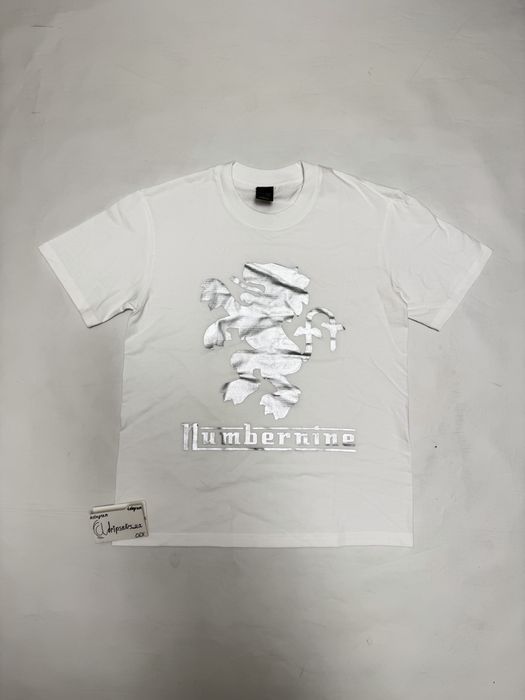 футболка Number Nine lion silver white tee M L Vetements balenciaga rick owens