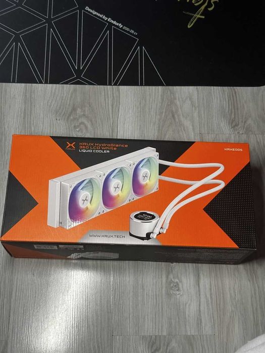 Chłodzenie wodne AIo KRUX HydroGlance 360 LCD White