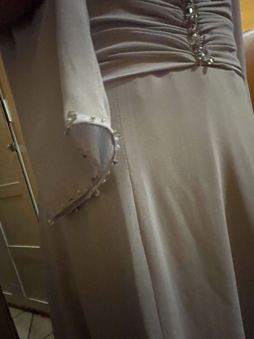 Suknia ślubna / wieczorowa w stylu boho r 36