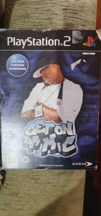 Get On Da Mic PS2 novo. Nunca utilizado.