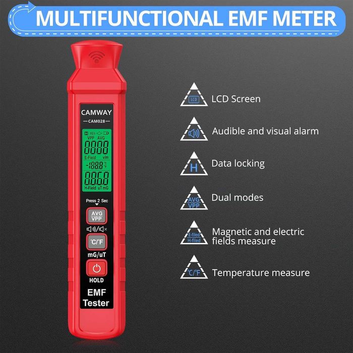 Detektor promieniowania elektromagnetycznego EMF CAM028 SPP721