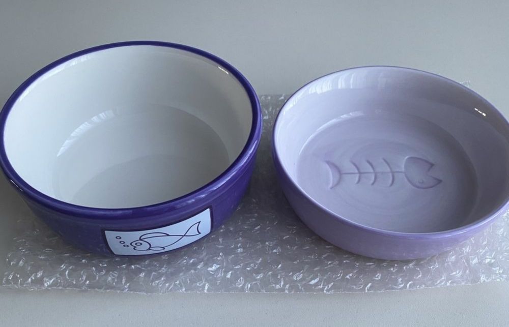 Керамічна миска для кота маленької собаки