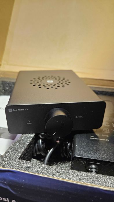 Стерео підсилювач звуку Fosi Audio V3 300W *2 TPA3255 + БЖ48V5A D-клас