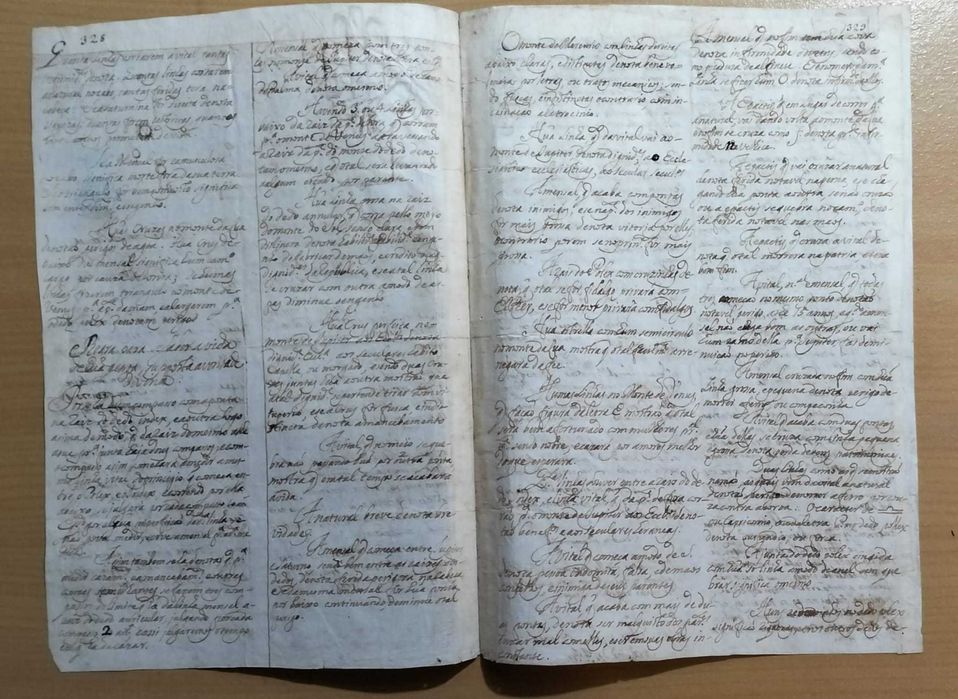 Raro Manuscrito ano 1780 Ensino leitura da mão (ver desconto no texto)