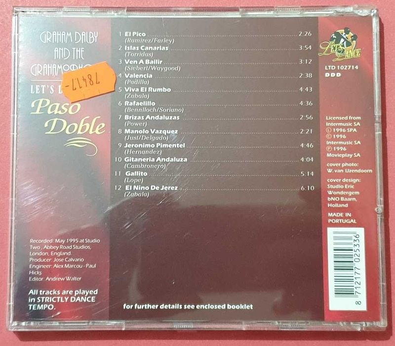 CD - Let's Dance the PASO DOBLE