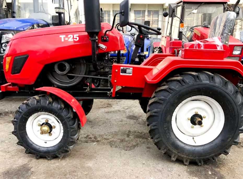 Мототрактой БУЛАТ Т-25 +фреза+плуг. Трактор, мінітрактор.