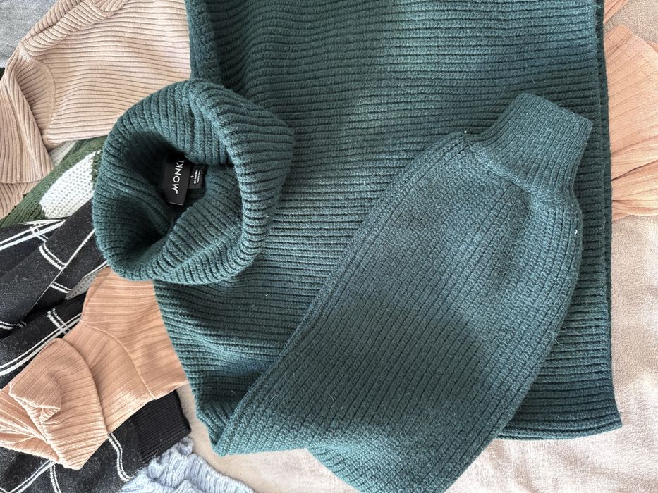 Zestaw swetry ponad 15 sztS M lindex asos primark monkl reserved mango