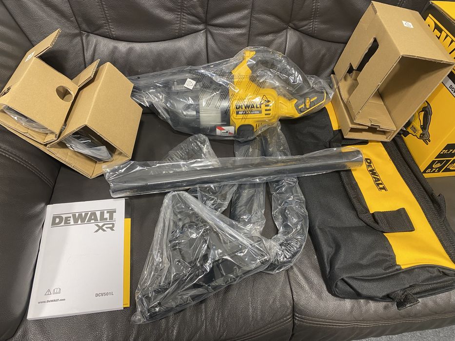 Пилосос акумуляторний DeWALT DCV501LN девальт нові
