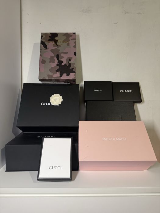 Оригінальні брендові коробки Gucci, Chanel, Hermes, Fendi, Dior.
