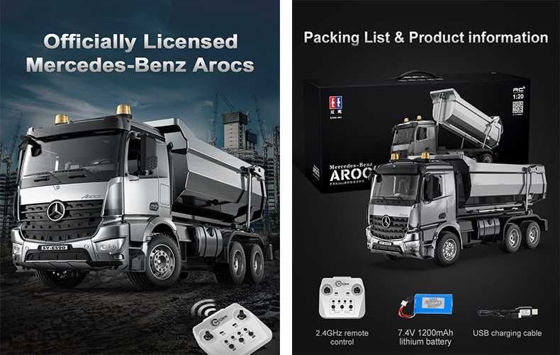 Double E Mercedes-Benz Arocs Metal