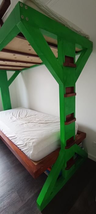 Cama beliche madeira maciça