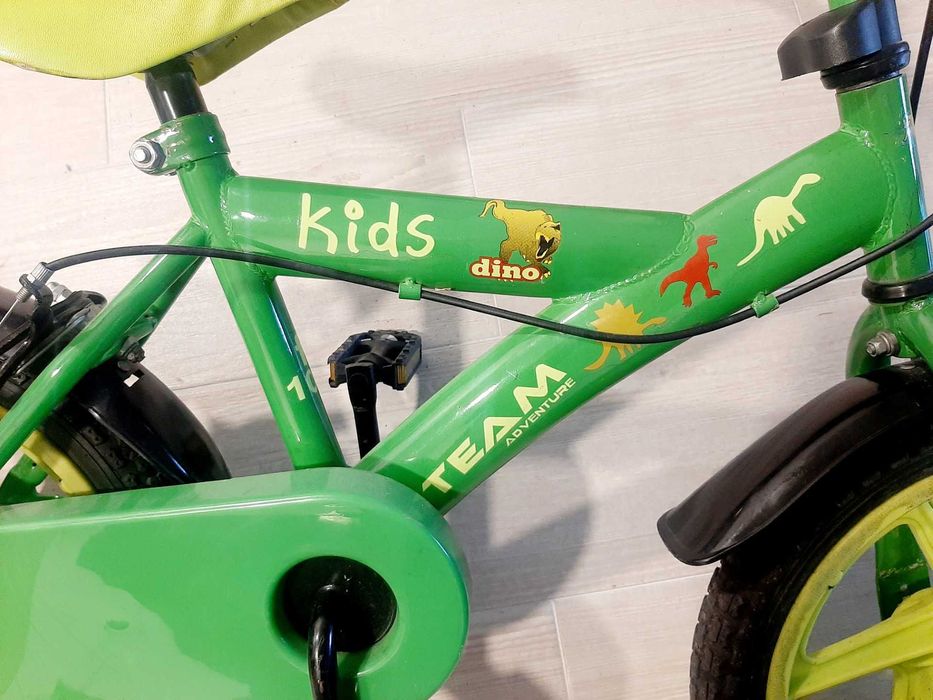 Bicicleta de Criança - Team Adventure Dino (verde)