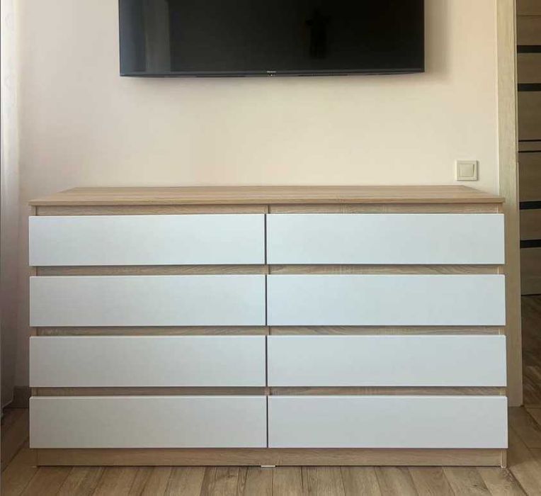 Великий комод на 8 шухляд  160×90×45 см  Стиль та місткість
