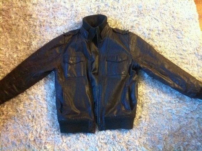 Brązowa skóra meska xl