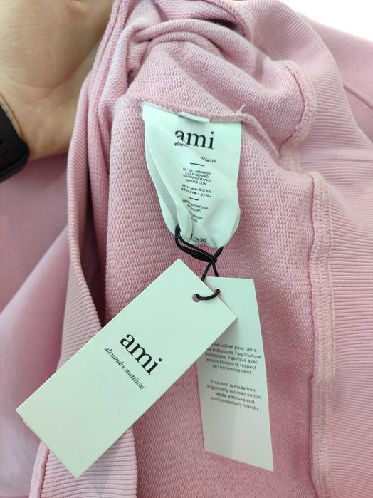 Світшот AMI PARIS Broderie Sweatshirt Pale Pink