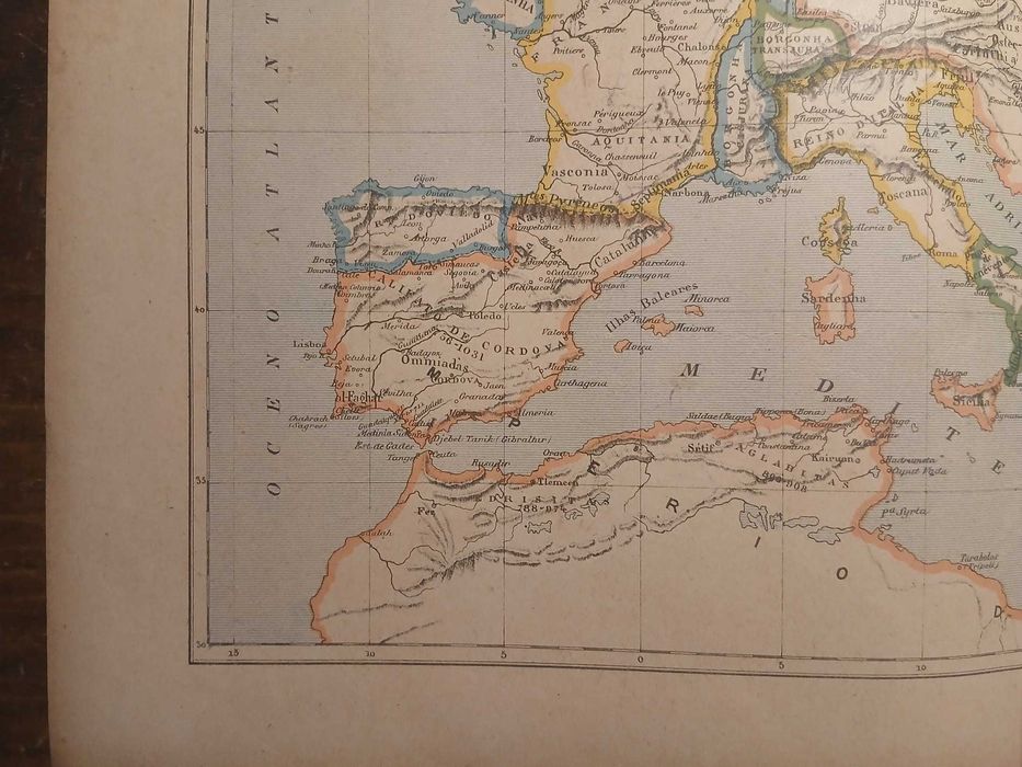 Mapa Império Árabe (Final do Séc XIX, Início Século XX)