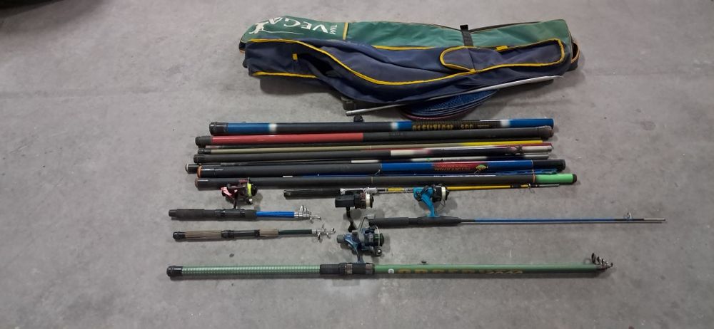 Lote de canas pesca