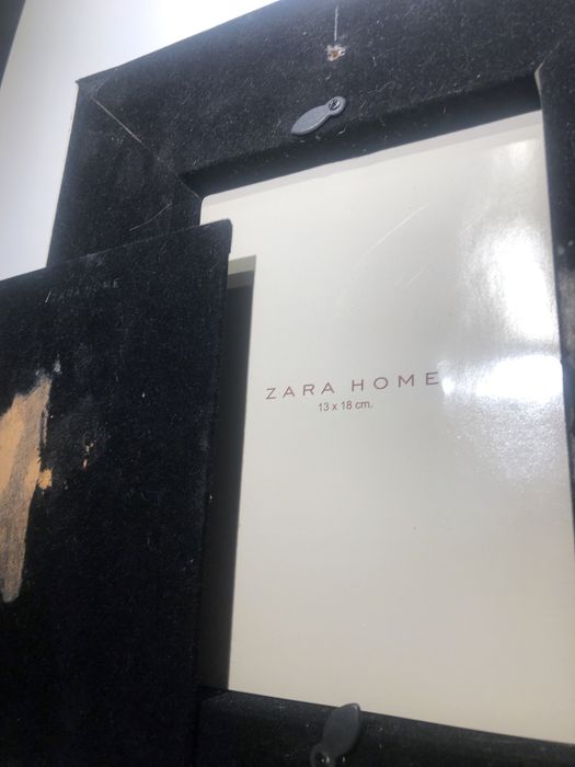 Ramka obrazek zara home,kolor bialy