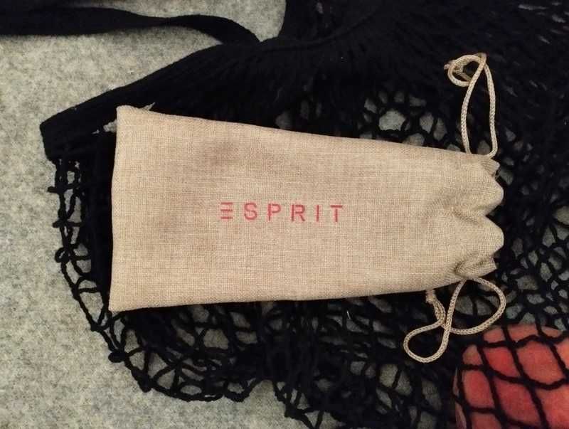 Brązowe czarne okulary przeciwsłoneczne Esprit