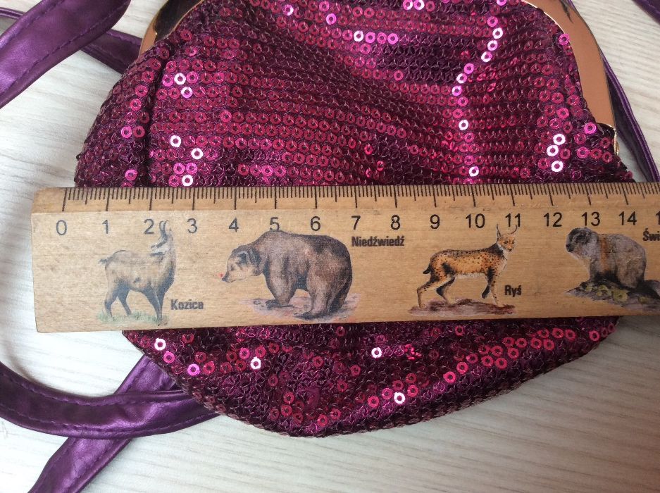 Torebka torebeczka z cekinami RESERVED