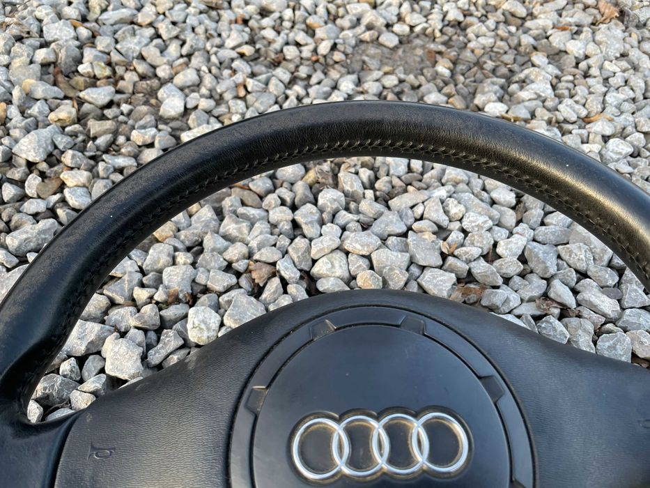 AUDI A3 8L 96-00 kierownica skora 3 ramienna + AIRBAG / wysylka