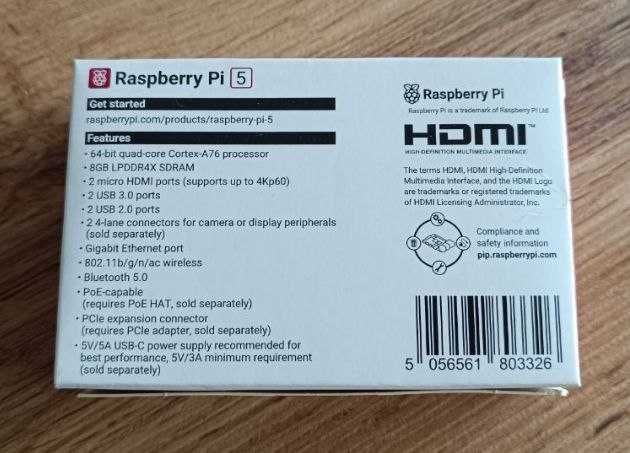 Продам Raspberry Pi 5 8GB
