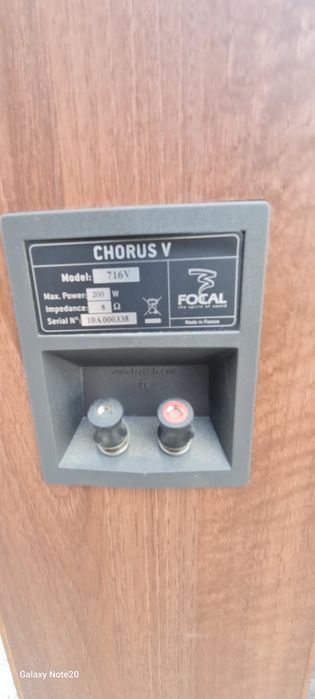 Conjunto home cinema Focal Chorus V  - Ultima hipotese.