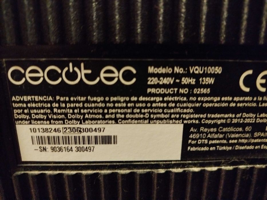 LCD SmartTV 50" pequenos danos na tela