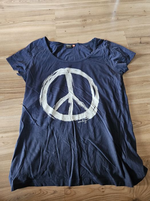 Granatowa koszulka L
