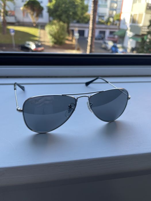 Óculos de sol Ray-Ban para criança prateados