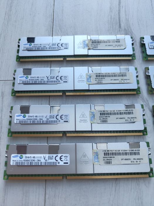 Pamięć RAM Samsung  DDR3 ECC 32GB (4  moduły) X79 X99