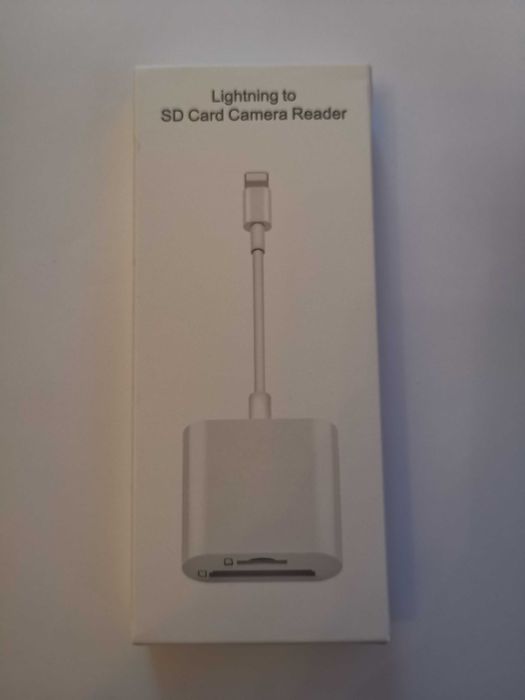*PORTES GRATUITOS* Adaptador Lightning para cartões SD/micro SD *NOVO*