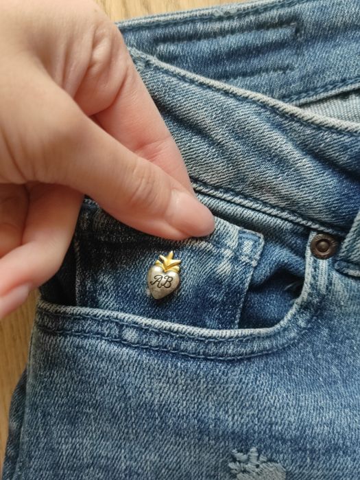 Jeansy spodnie dziewczęce Scotch & Soda Amsterdams Blauw rozmiar 25/32