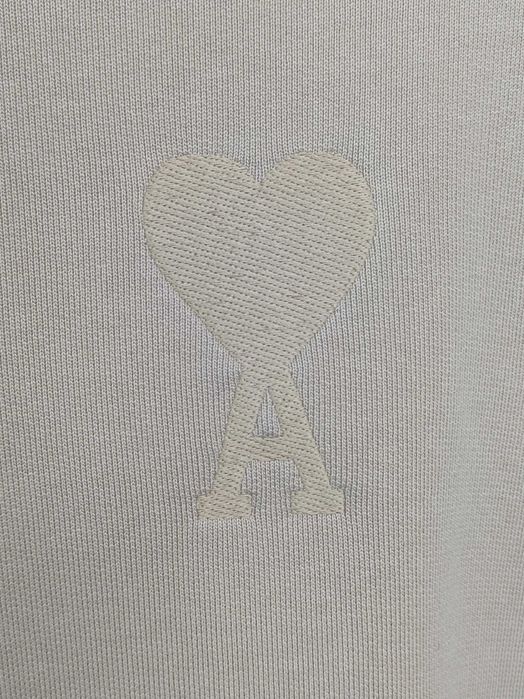Світшот AMI Paris Broderie Sweatshirt Beige