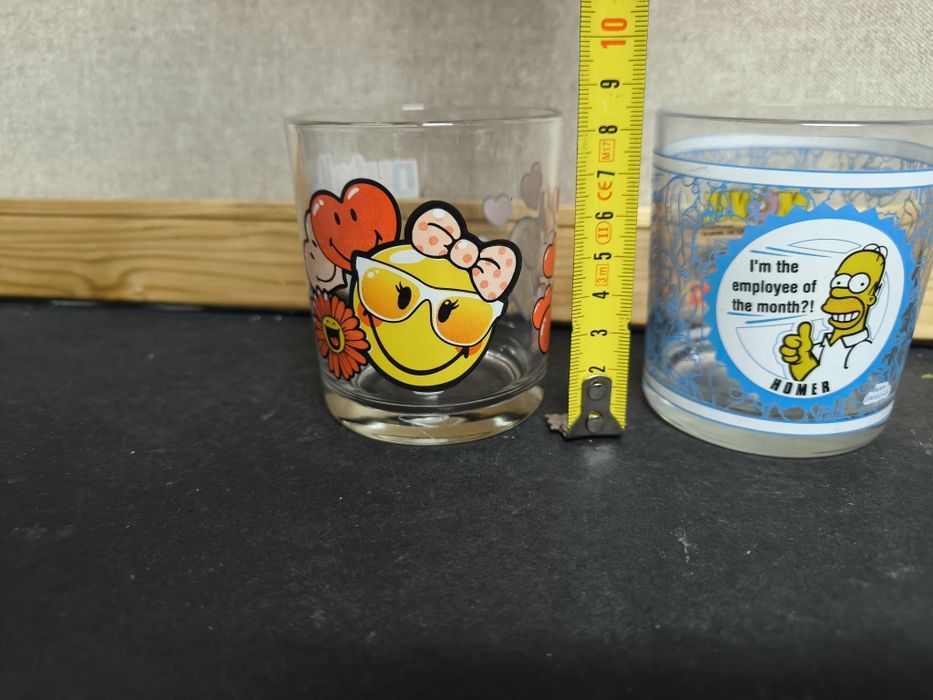 Copos Nutella Smiley World e Simpsons
Conjunto de dois copos infantis