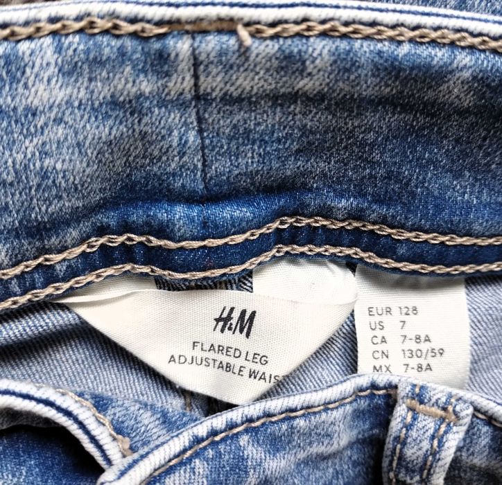Conjunto 2 Calças Ganga H&M Menina 7-8 Anos