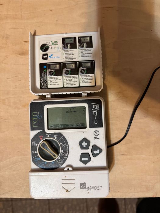 Programator Podlewania Rain C-Dial PRO 6 Stref 24V AC automatyczne nawadnianie podlewanie, rainbird