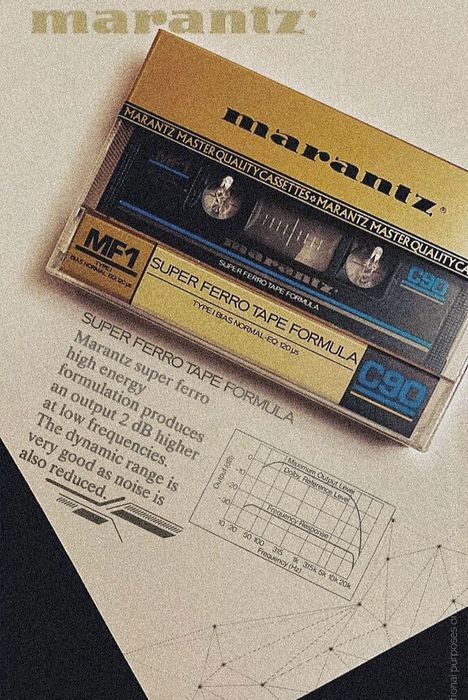 Kaseta MARANTZ MF 1 C 60  _1983 r. Stan kolekcjonerski