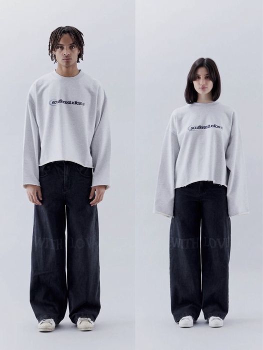 Scuffers унісекс кофта світшот розмір С оверсайз