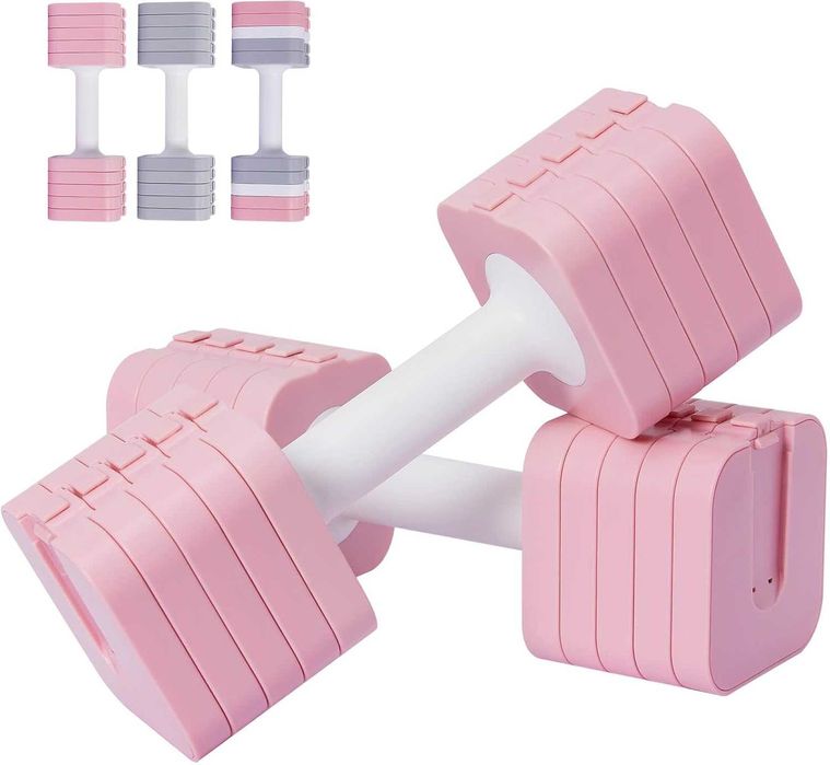 Halteres Ajustáveis -  Halteres 10KG (2x5KG) Impermeáveis