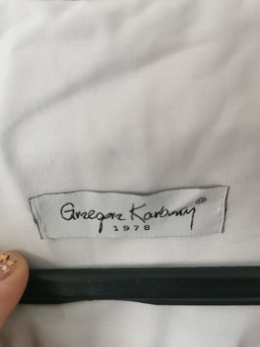 Biała koszula męska L