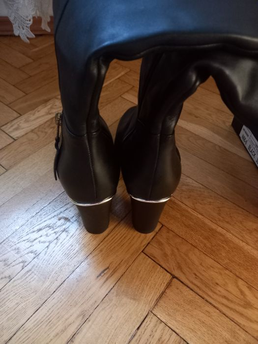 Чоботи натуральна італійська шкіра, нові