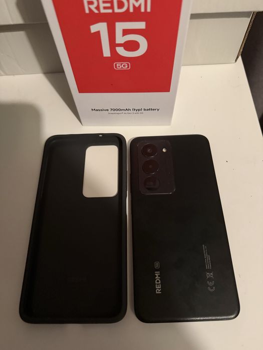 Telemovel Xiaomi Redmi  15 5G  (6.9” - 8G - 256GB - Preto - Meia Noite)