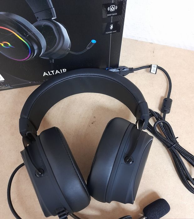 Игровые проводные Наушники Aqirys Altair Black