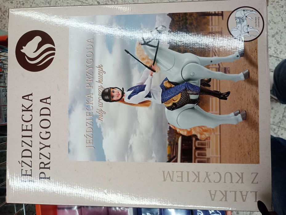 Zabawka interaktywna Lalka dżokejka z kucykiem