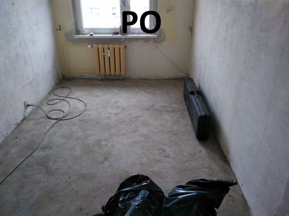 Usuwanie kleju po parkiecie, subitu, lepiku, lentexu, PCV, smoły