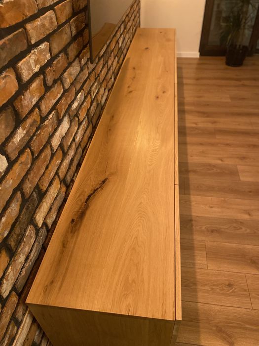 Szafka rtv dębowa , komoda dąb , meble loft