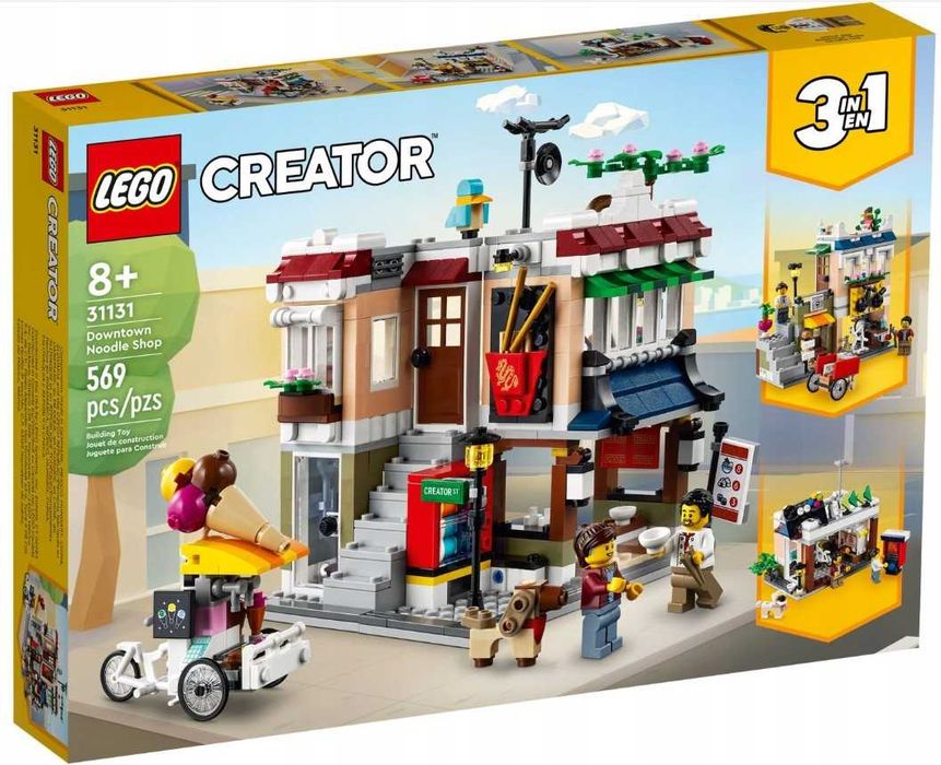 LEGO Creator 3w1 31131 Sklep z kluskami w śródmieściu NOWY - UNIKAT