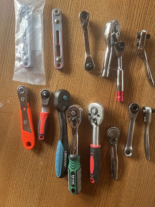 Трещотка міні 1/4 внешний четырехграник или бита 1/4