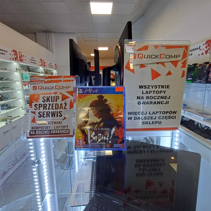 Gra PlayStation 4 PS4 / PS5 NOWA Like a Dragon: Ishin! Gwar 1 rok